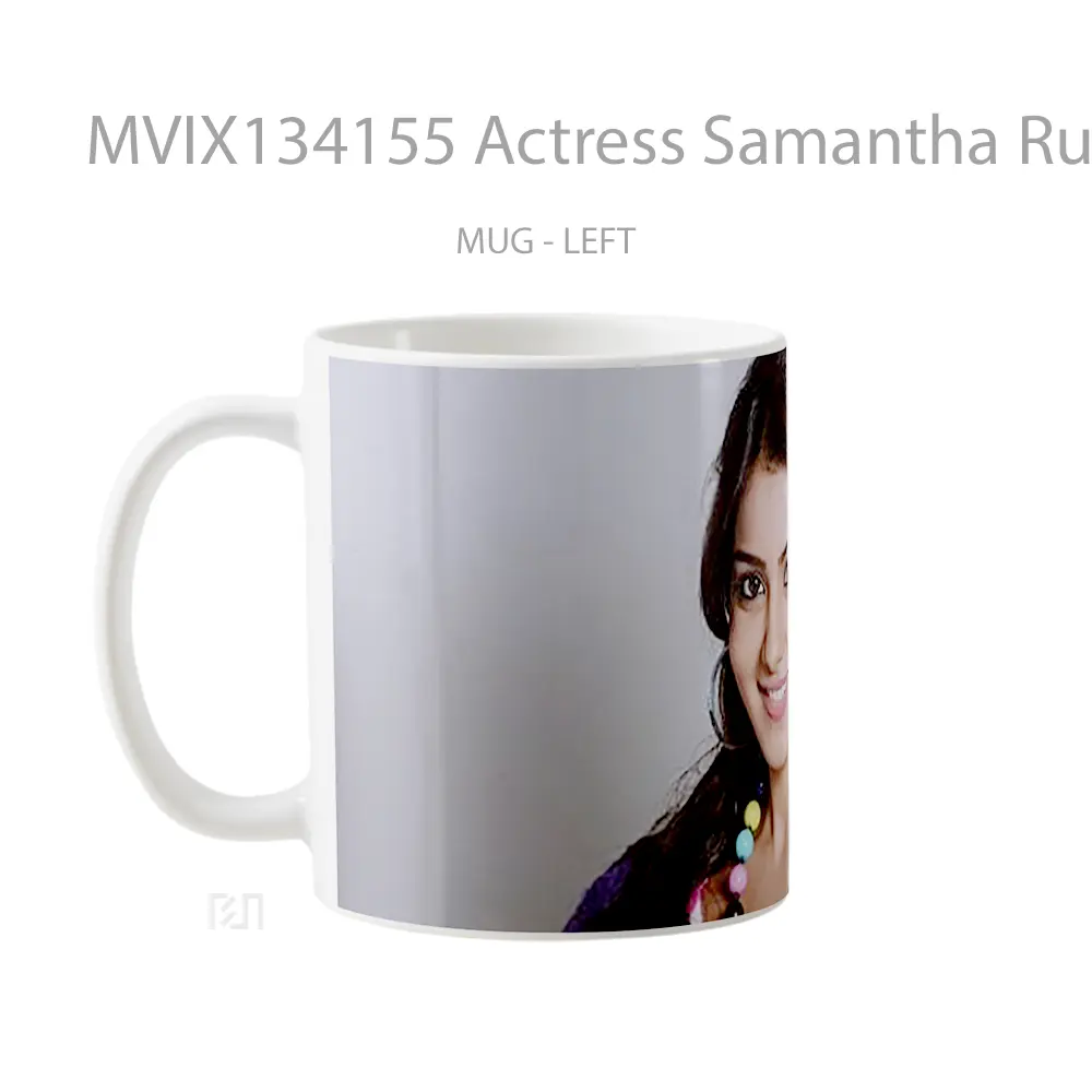 Mug Actress Samantha Ruth Prabhu Gelas Keramik Unik - All-side / Desain
