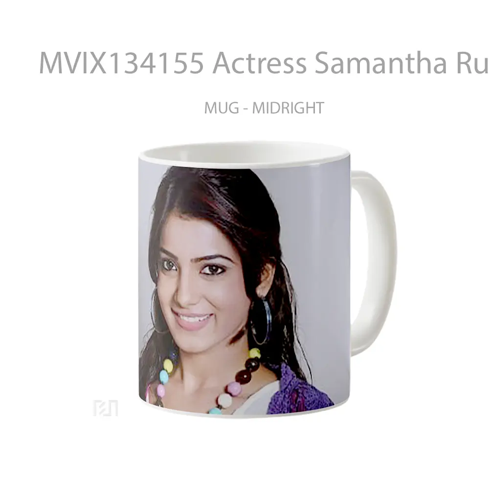 Mug Actress Samantha Ruth Prabhu Gelas Keramik Unik - All-side / Desain