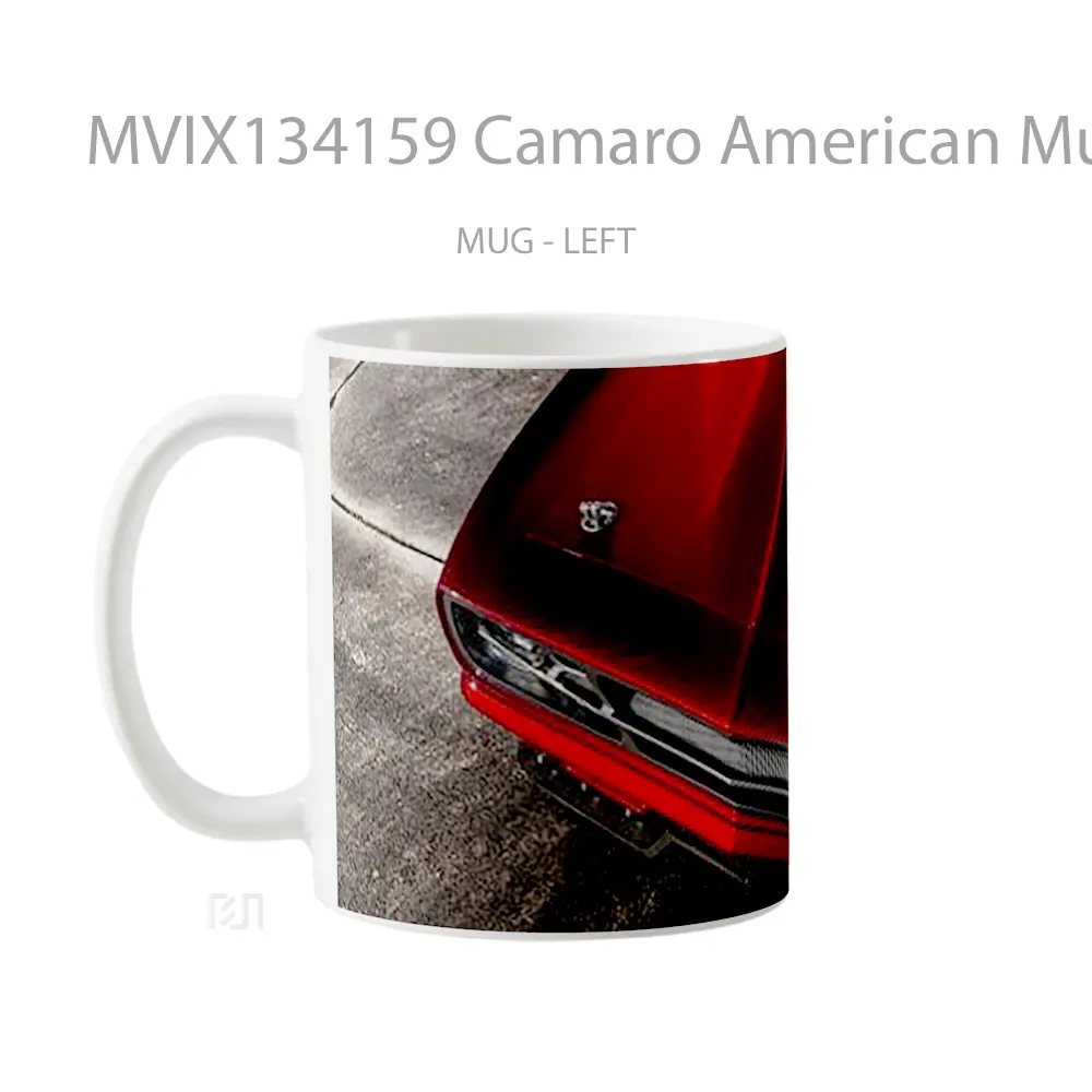 Mug Camaro American Muscle Cangkir Mobil - All-side / Desain