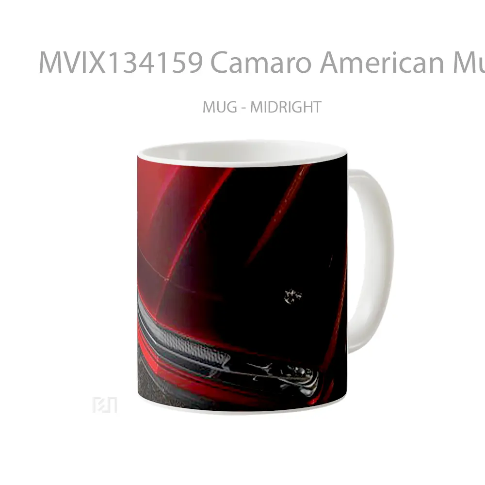 Mug Camaro American Muscle Cangkir Mobil - All-side / Desain