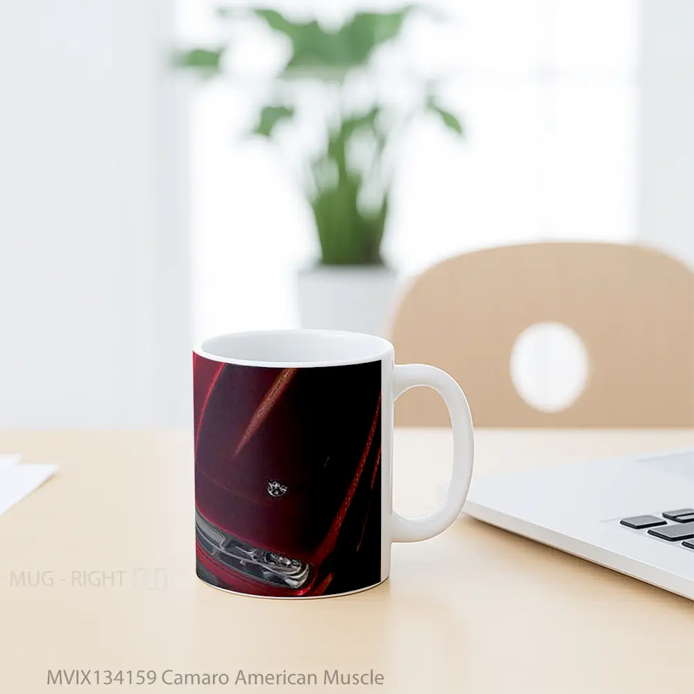 Mug Camaro American Muscle Cangkir Mobil - All-side / Desain