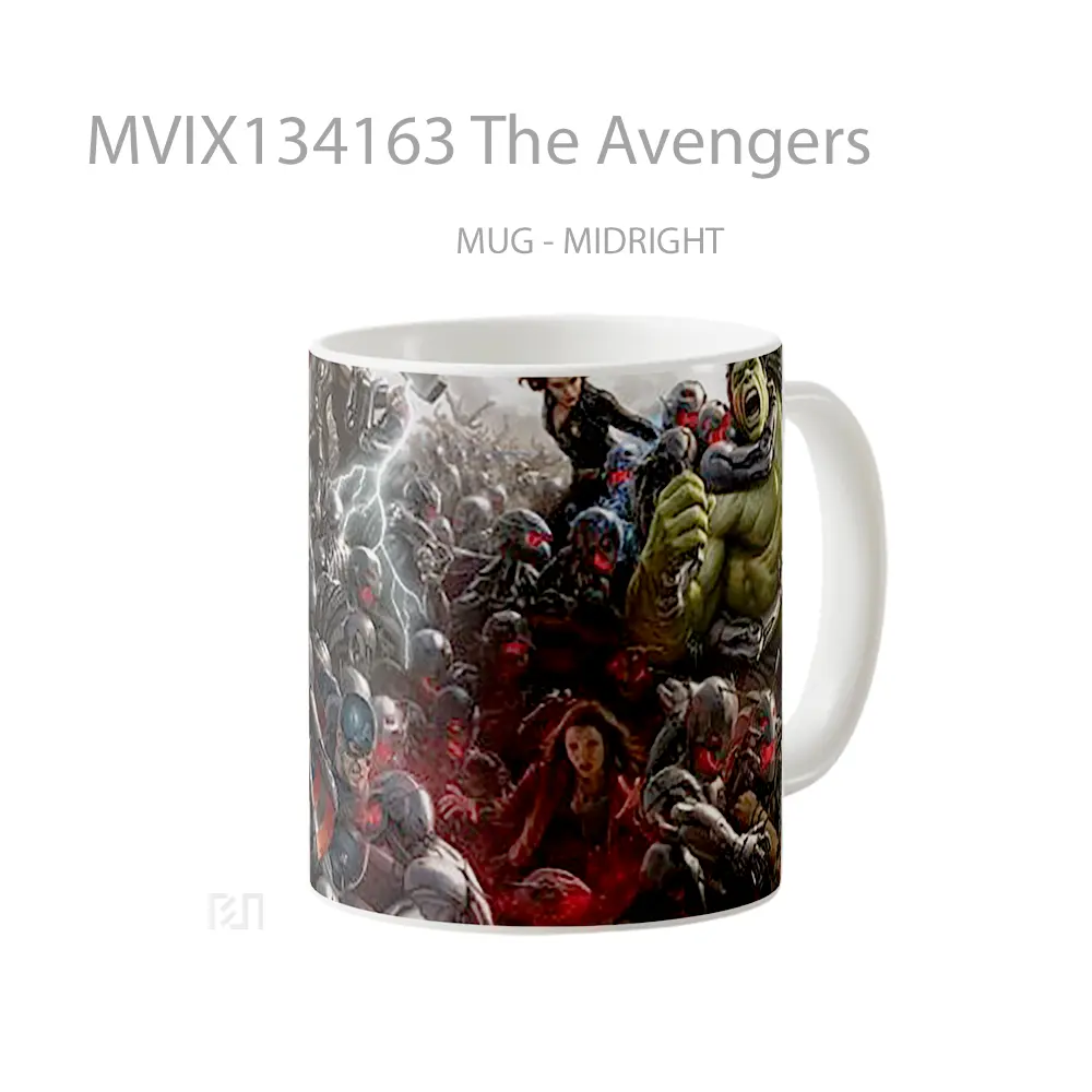 Mug The Avengers Gelas Superhero - All-side / Desain