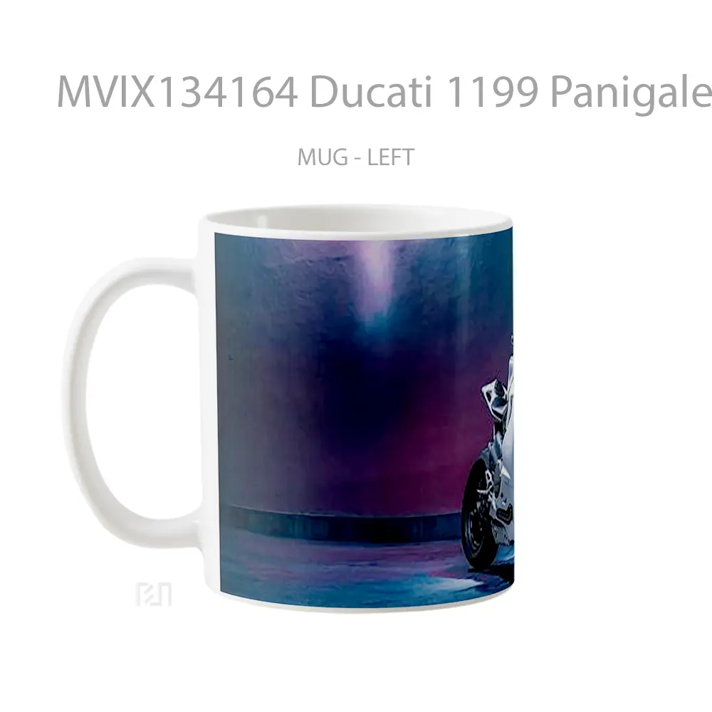 Mug Ducati 1199 Panigale S V1 Cangkir Mobil - All-side / Desain