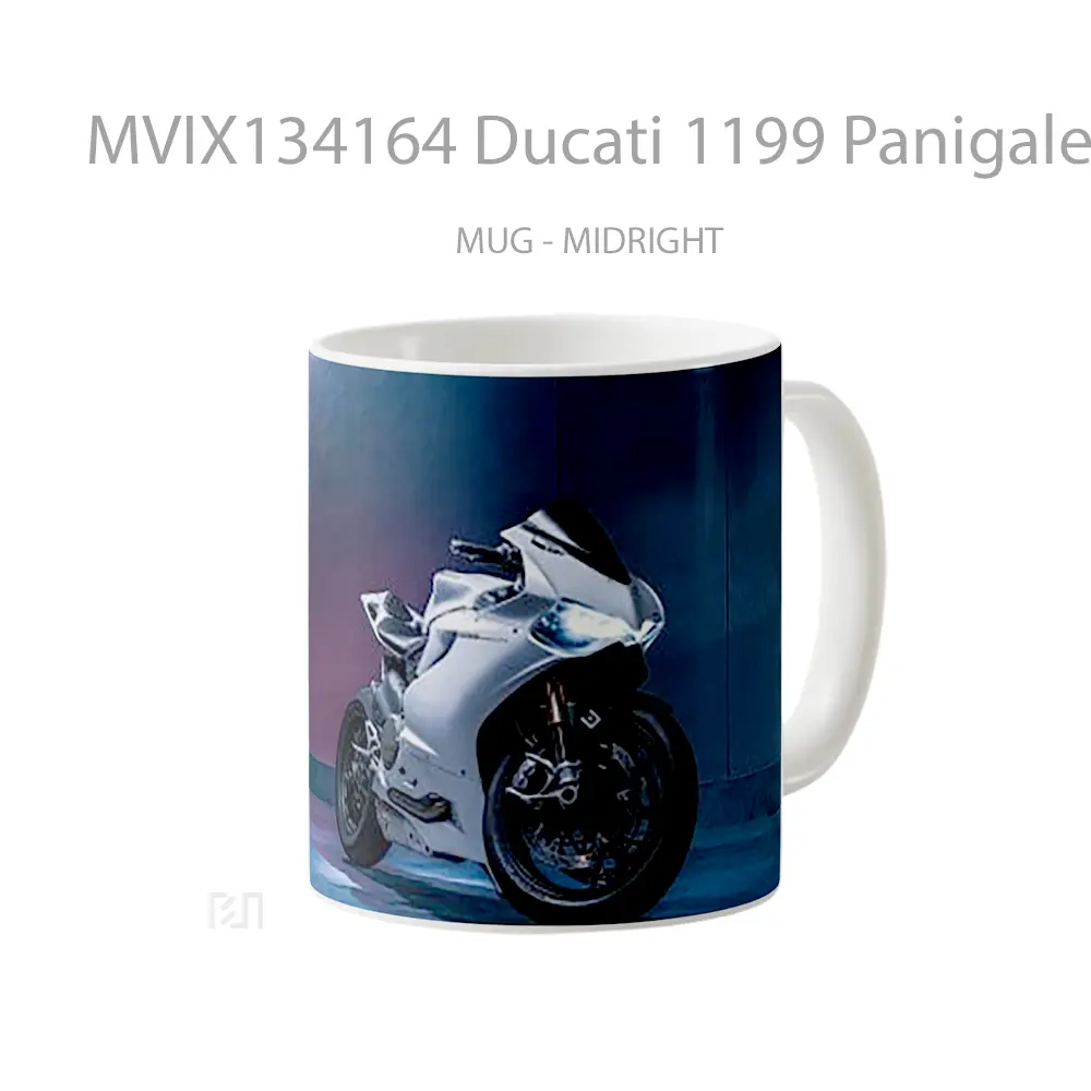 Mug Ducati 1199 Panigale S V1 Cangkir Mobil - All-side / Desain