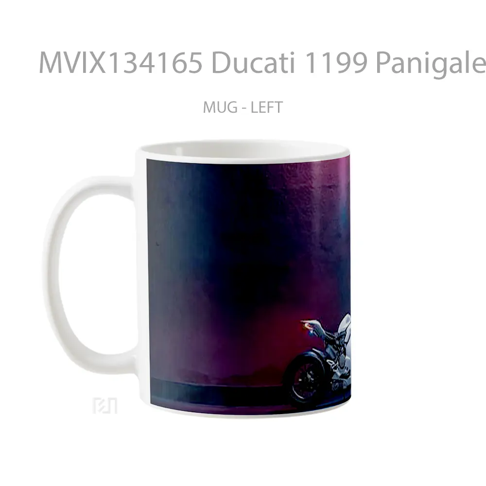 Mug Ducati 1199 Panigale S V2 Cangkir Mobil - All-side / Desain