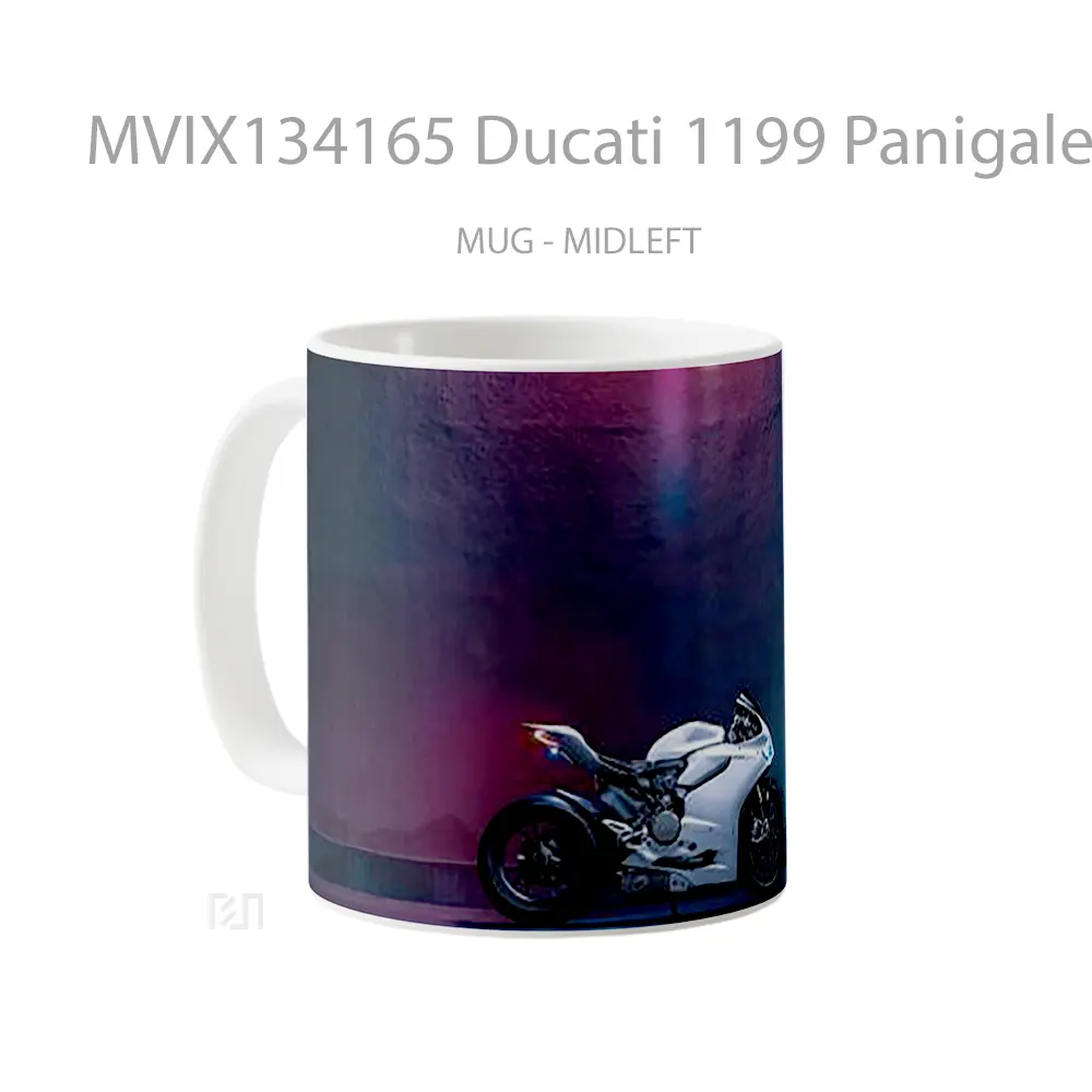 Mug Ducati 1199 Panigale S V2 Cangkir Mobil - All-side / Desain