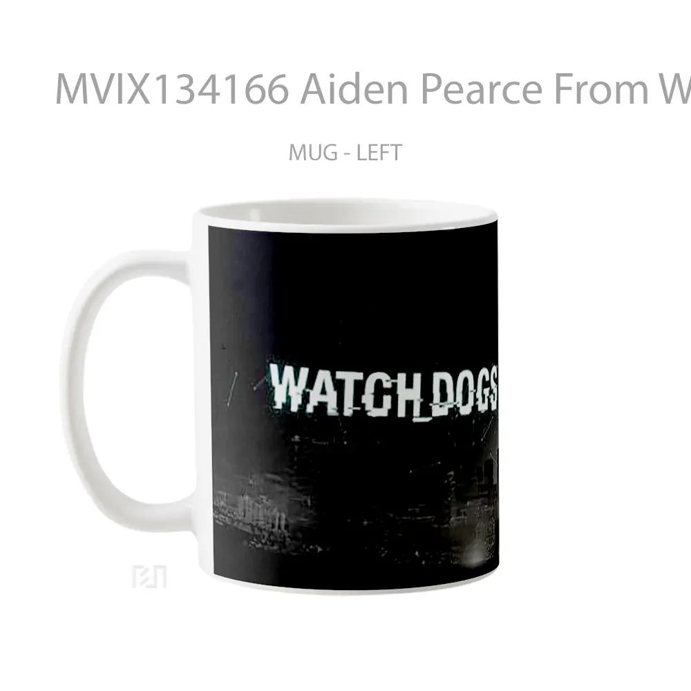 Mug Aiden Pearce From Watch Dogs Gelas Hewan Lucu - All-side / Desain