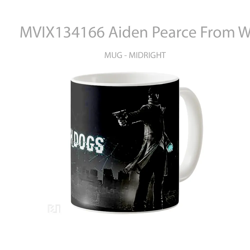 Mug Aiden Pearce From Watch Dogs Gelas Hewan Lucu - All-side / Desain