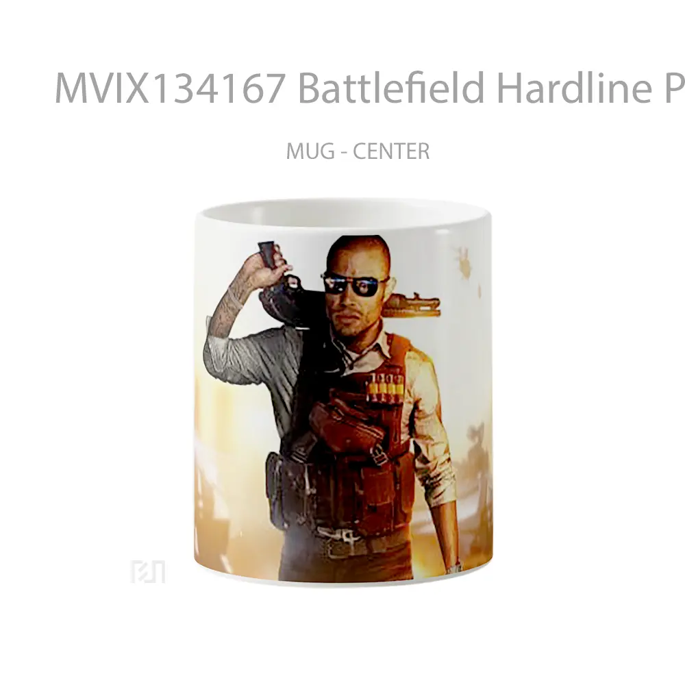 Mug Battlefield Hardline Police Gelas Keramik Unik