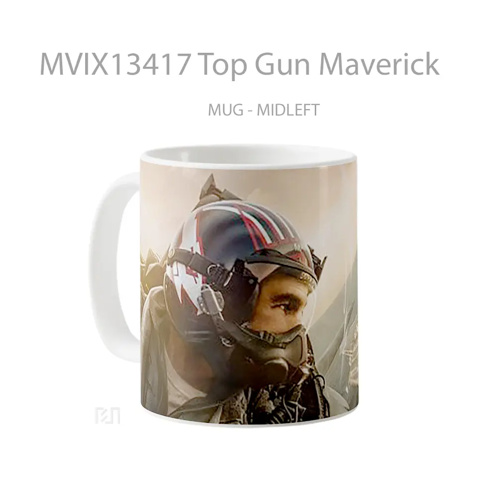 Mug Top Gun Maverick Gelas Keramik Unik - All-side / Desain