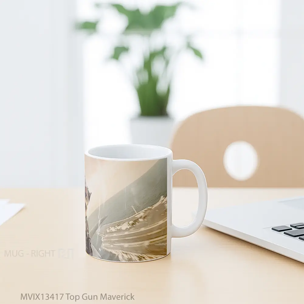Mug Top Gun Maverick Gelas Keramik Unik - All-side / Desain
