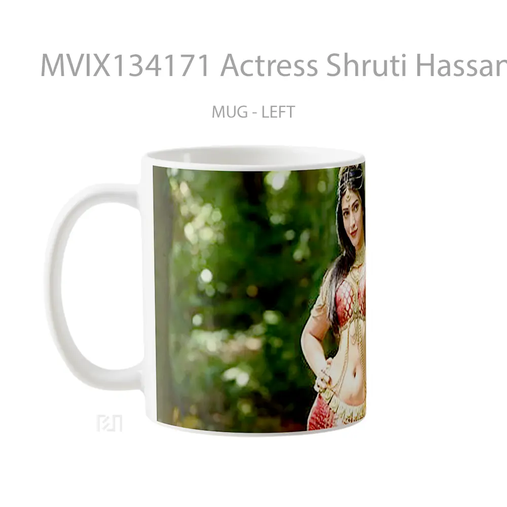 Mug Actress Shruti Hassan Gelas Keramik Unik - All-side / Desain