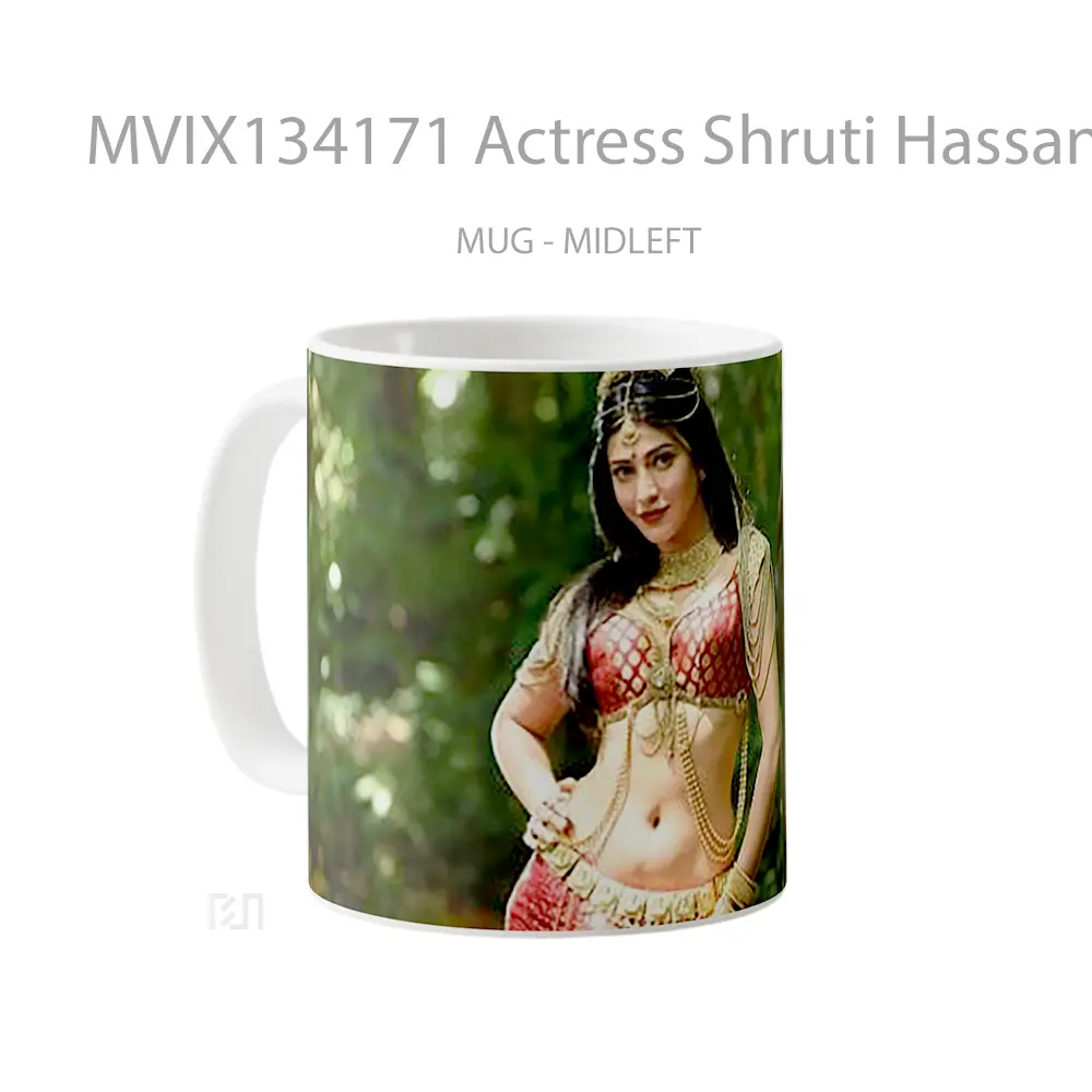 Mug Actress Shruti Hassan Gelas Keramik Unik - All-side / Desain