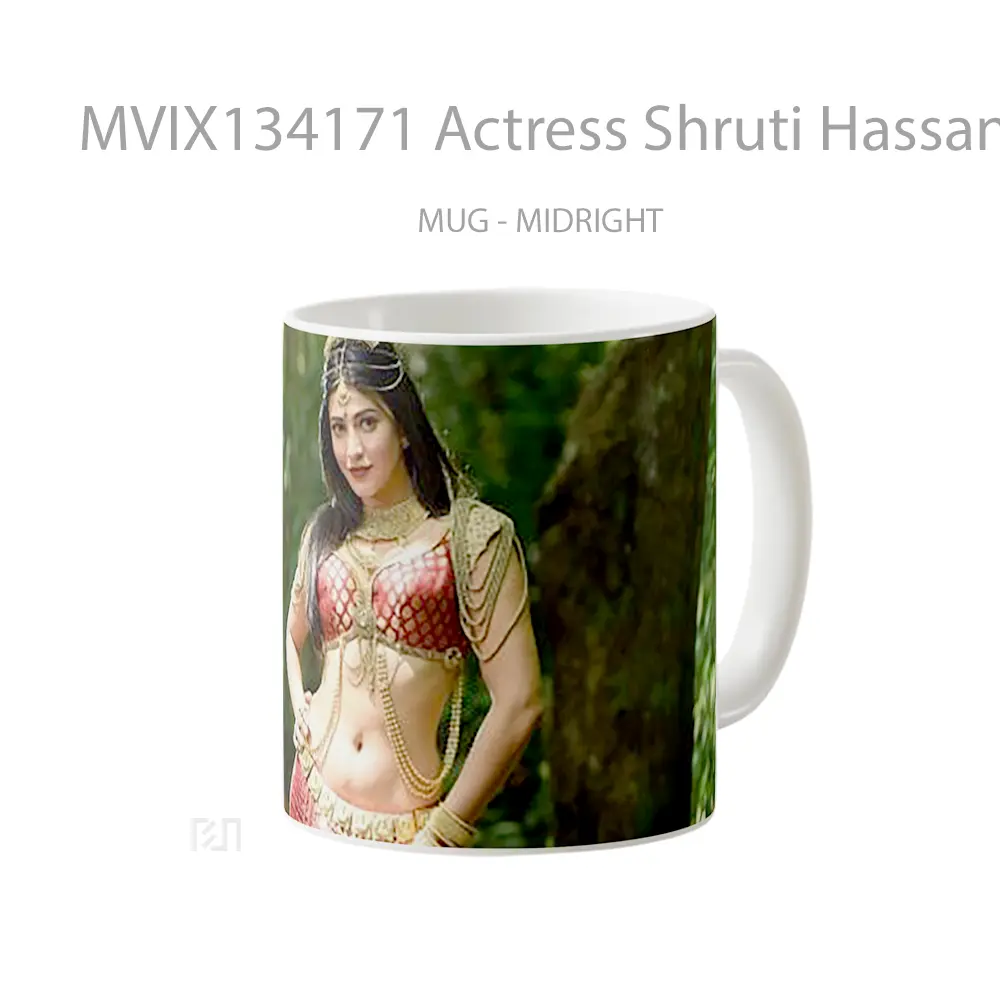 Mug Actress Shruti Hassan Gelas Keramik Unik - All-side / Desain