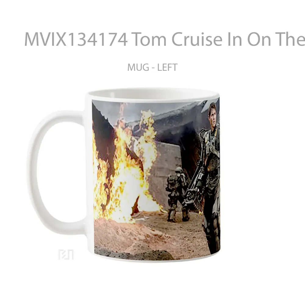 Mug Tom Cruise In On The Edge Of Tomorrow Gelas Keramik Unik - All-side / Desain