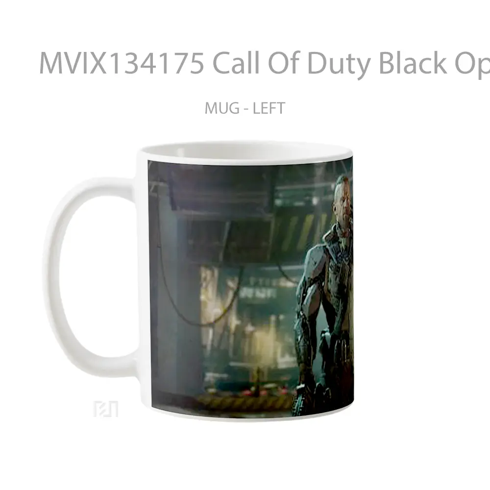 Mug Call Of Duty Black Ops 3 Cangkir Gamer - All-side / Desain
