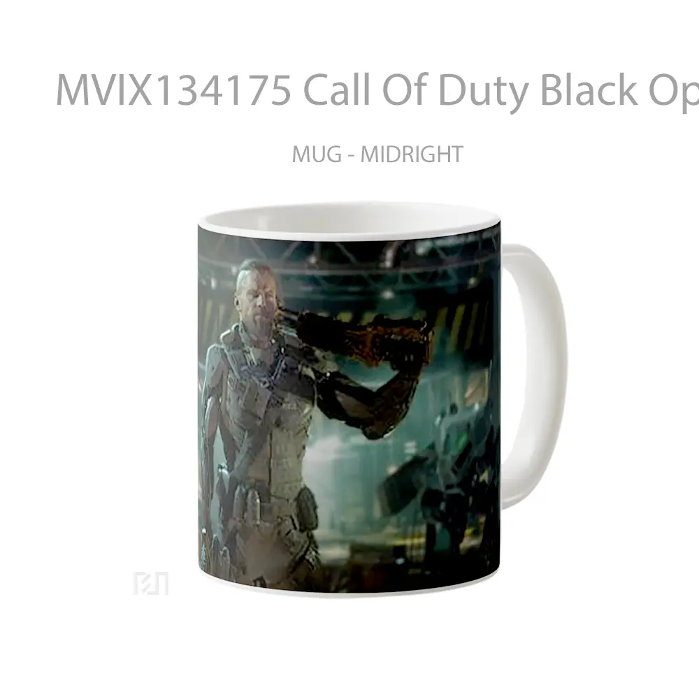 Mug Call Of Duty Black Ops 3 Cangkir Gamer - All-side / Desain