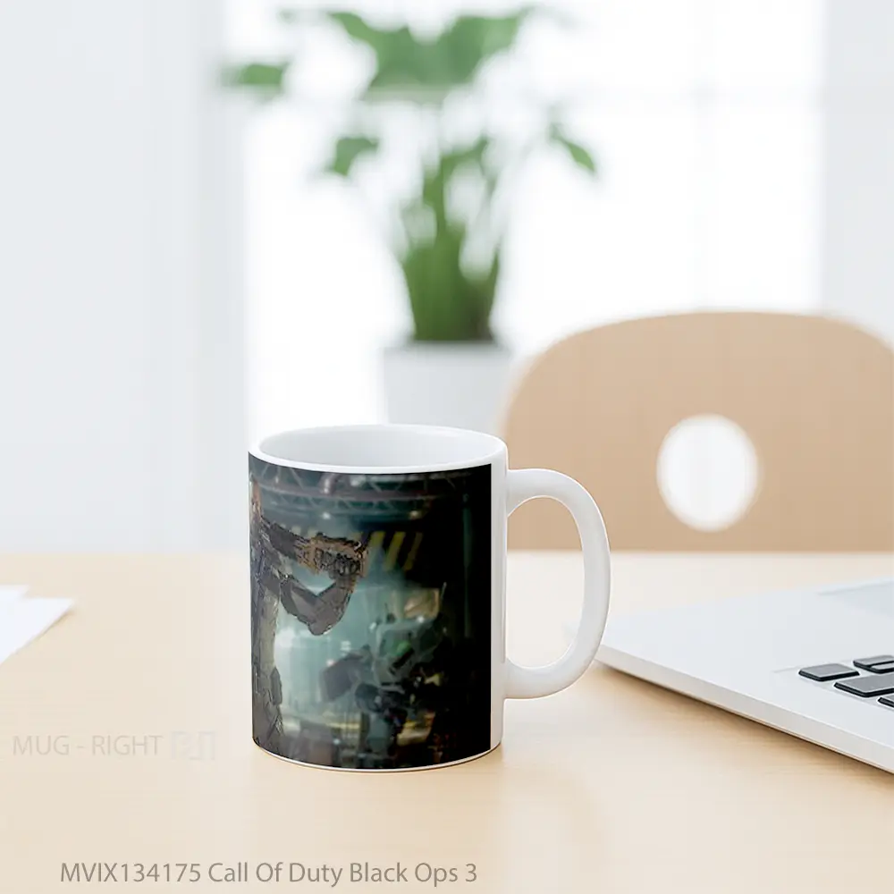 Mug Call Of Duty Black Ops 3 Cangkir Gamer - All-side / Desain