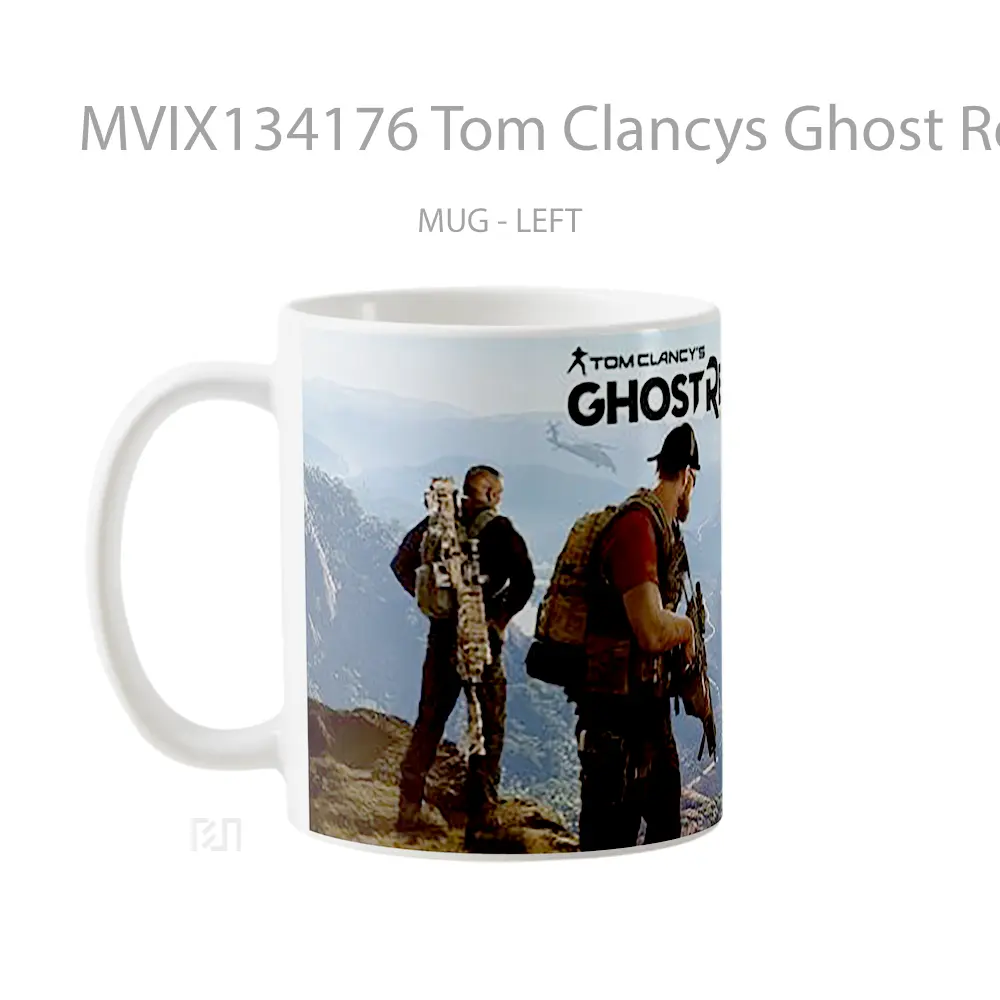 Mug Tom Clancys Ghost Recon Wildlands Gelas Keramik Unik - All-side / Desain