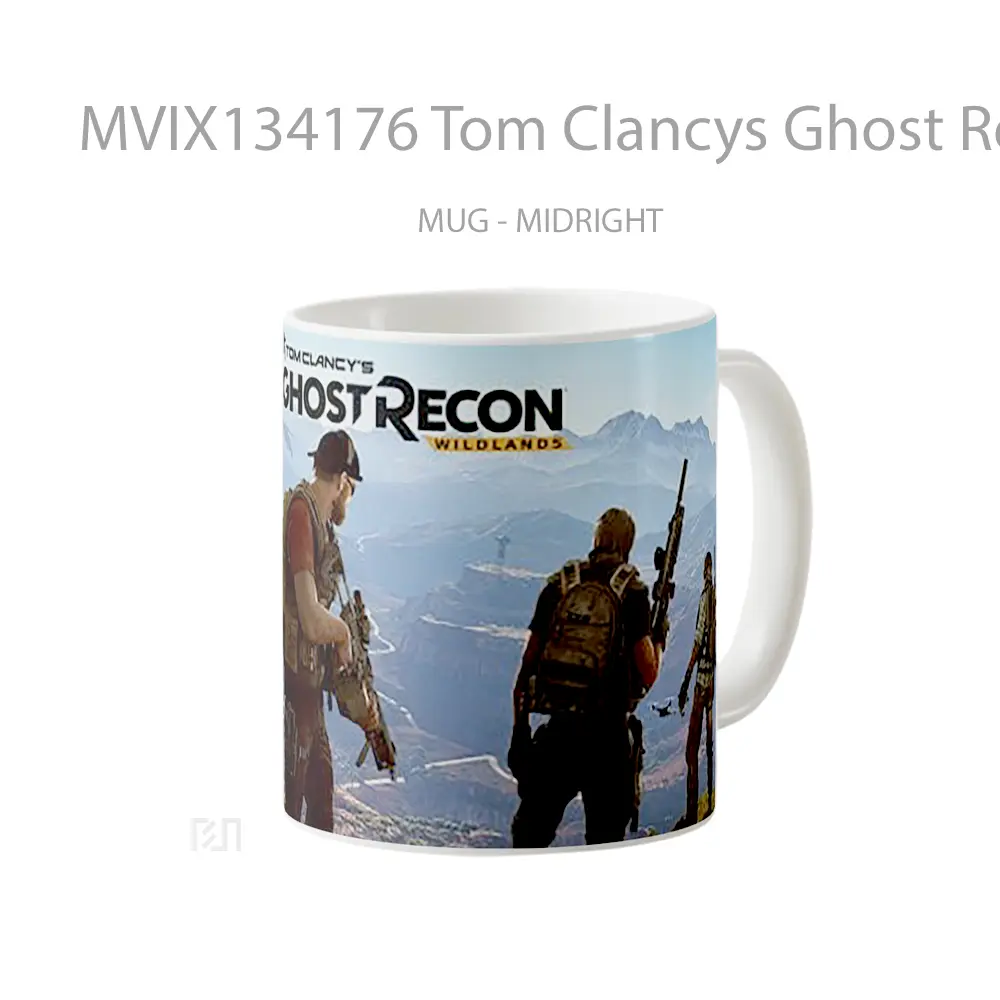 Mug Tom Clancys Ghost Recon Wildlands Gelas Keramik Unik - All-side / Desain