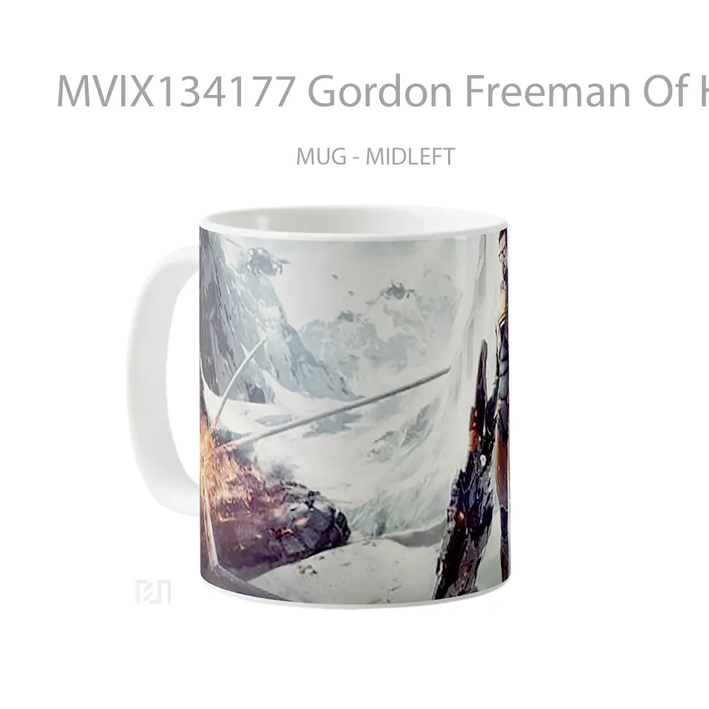 Mug Gordon Freeman Of Half Life Gelas Keramik Unik - All-side / Desain