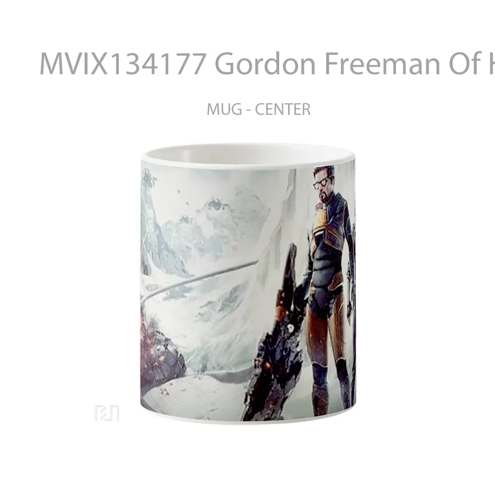 Mug Gordon Freeman Of Half Life Gelas Keramik Unik