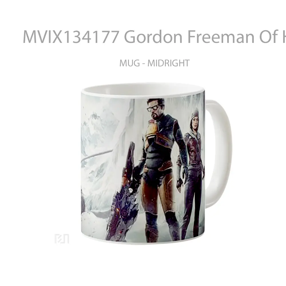 Mug Gordon Freeman Of Half Life Gelas Keramik Unik - All-side / Desain