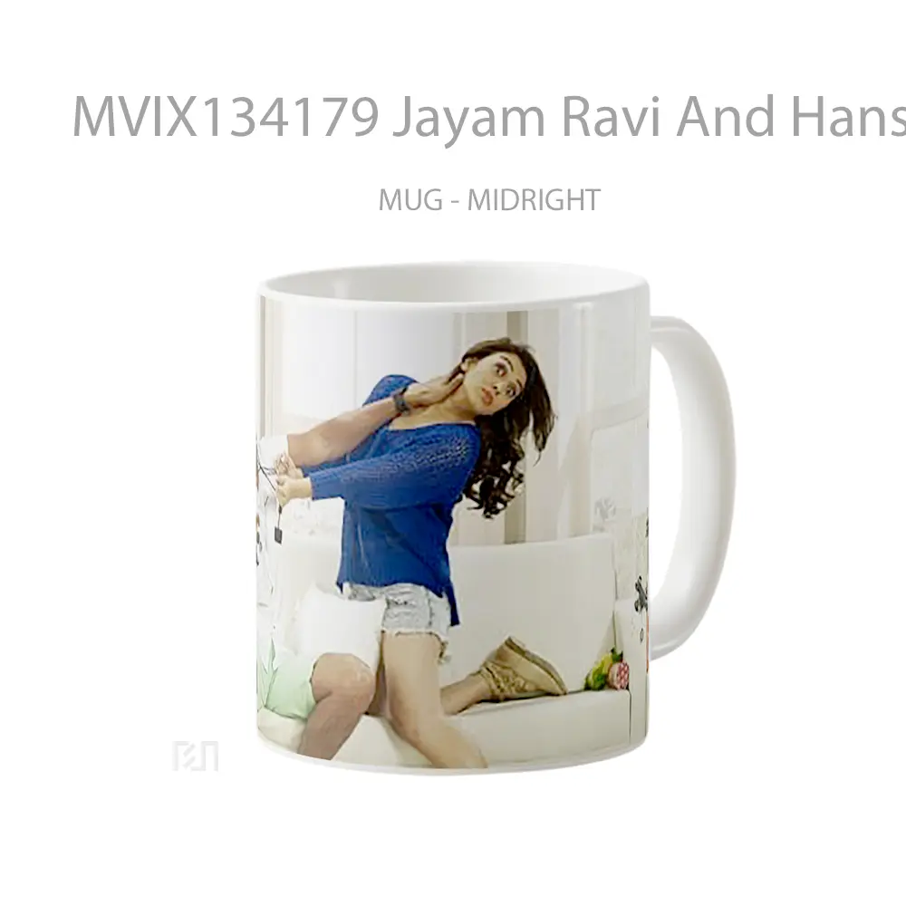 Mug Jayam Ravi And Hansika In Romeo Juliet Gelas Keramik Unik - All-side / Desain