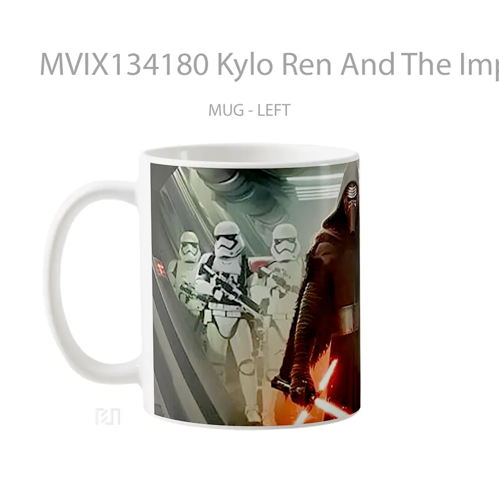 Mug Kylo Ren And The Imperial Soldiers Gelas Keramik Unik - All-side / Desain