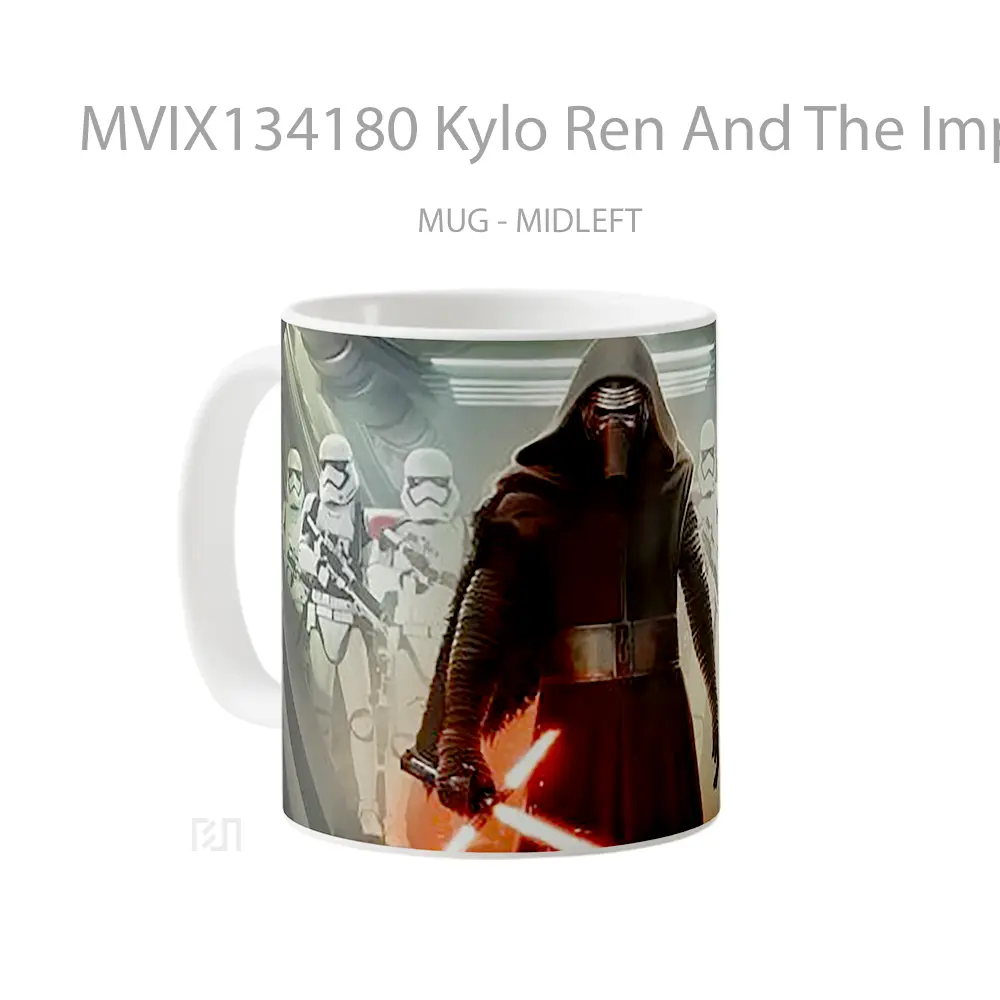 Mug Kylo Ren And The Imperial Soldiers Gelas Keramik Unik - All-side / Desain