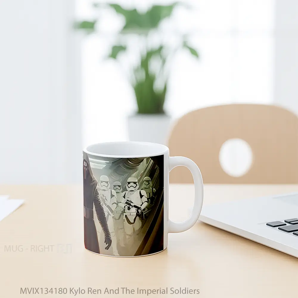 Mug Kylo Ren And The Imperial Soldiers Gelas Keramik Unik - All-side / Desain