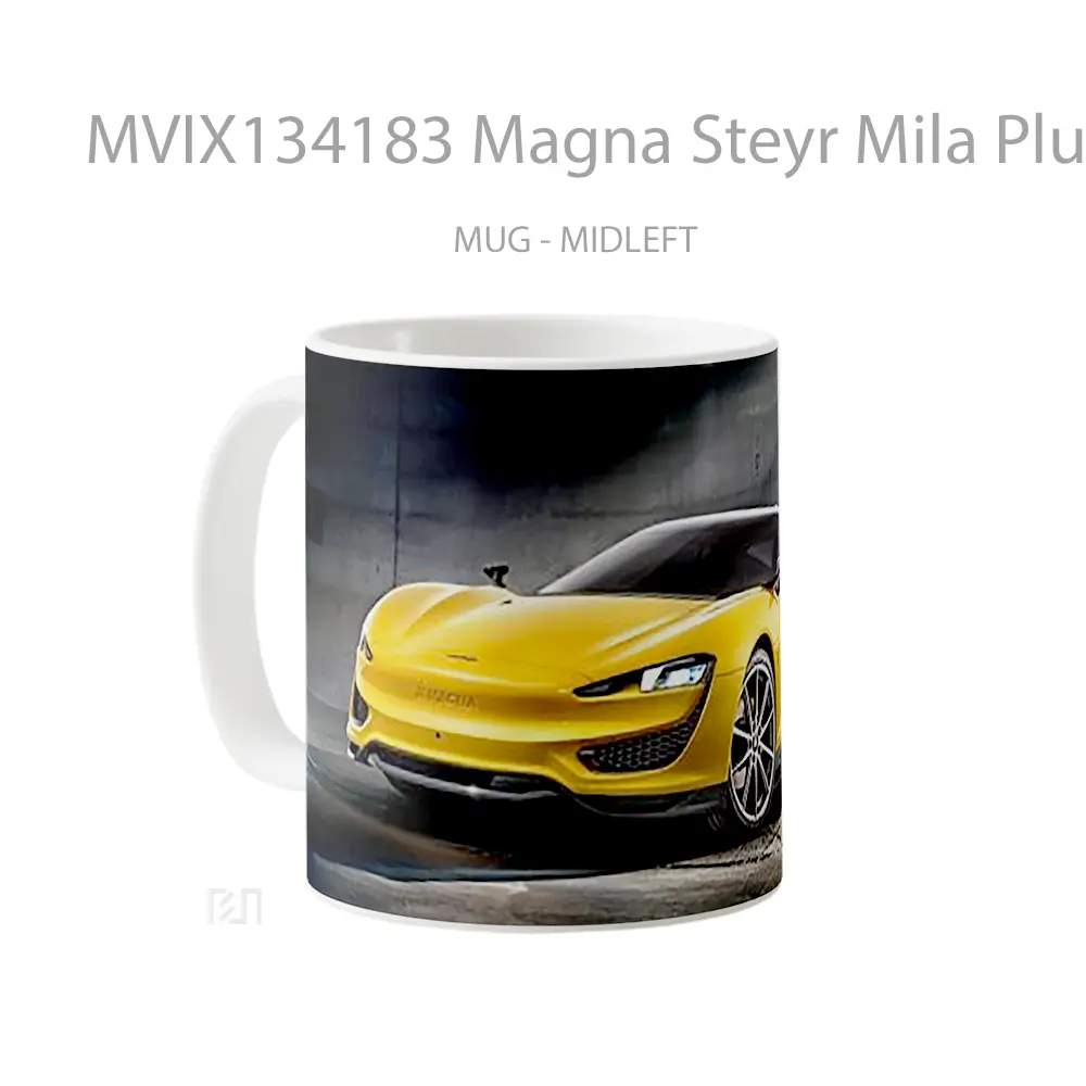 Mug Magna Steyr Mila Plus Hybrid Concept Gelas Keramik Unik - All-side / Desain