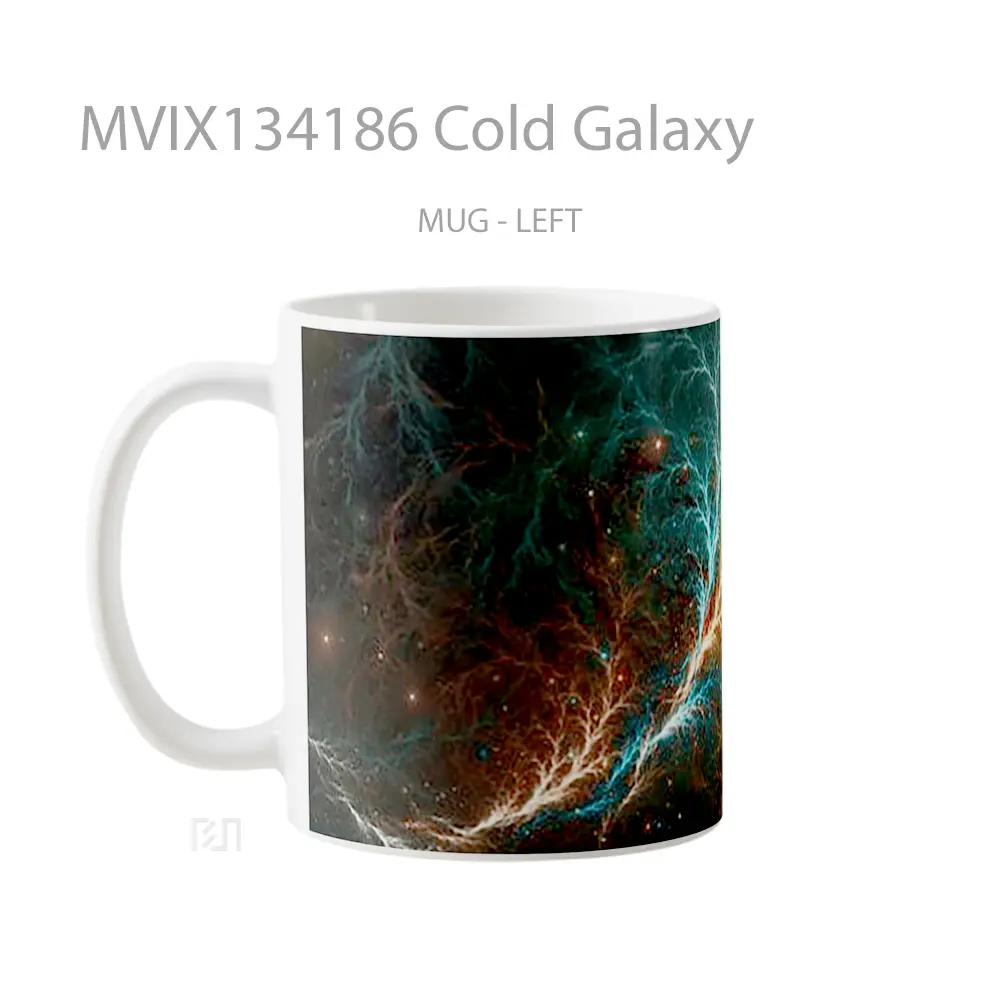 Mug Cold Galaxy Gelas Astronomi - All-side / Desain