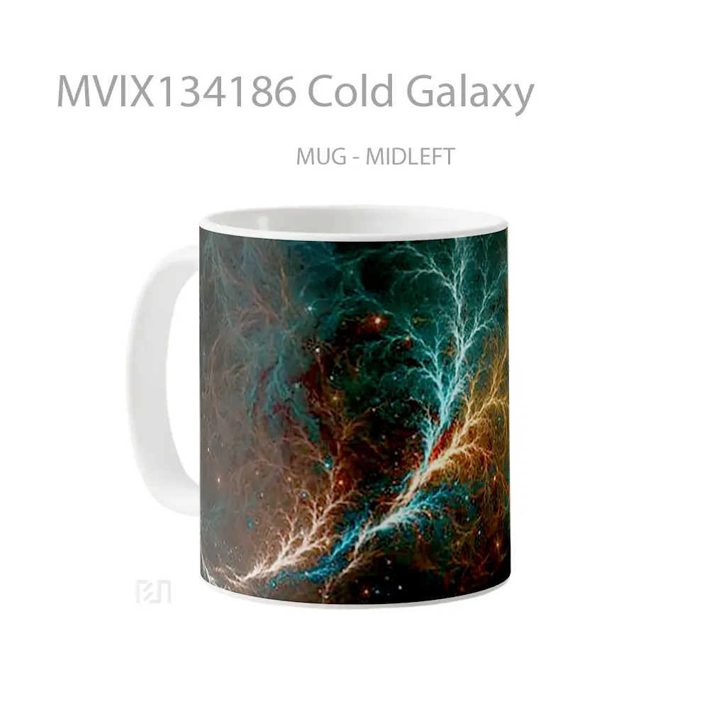 Mug Cold Galaxy Gelas Astronomi - All-side / Desain