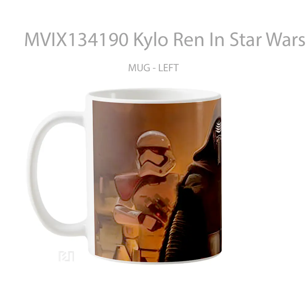 Mug Kylo Ren In Star Wars The Awakening Of Force Gelas Star Wars - All-side / Desain