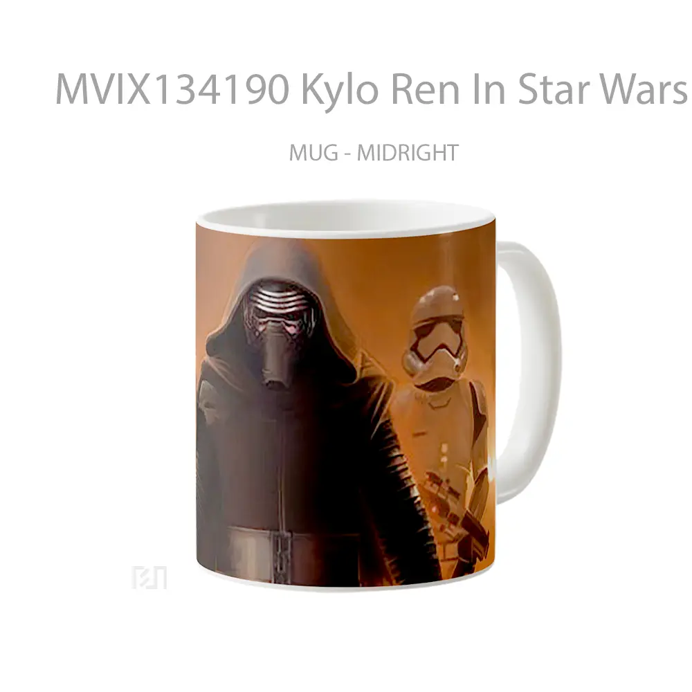 Mug Kylo Ren In Star Wars The Awakening Of Force Gelas Star Wars - All-side / Desain