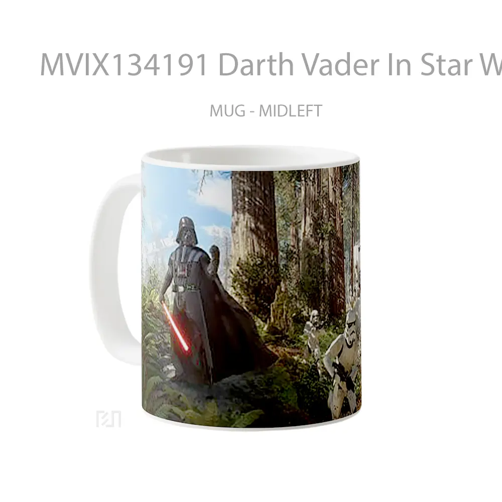 Mug Darth Vader In Star Wars Battlefront Gelas Star Wars - Tampak Tengah