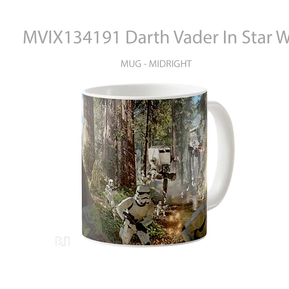 Mug Darth Vader In Star Wars Battlefront Gelas Star Wars - Tampak Tengah