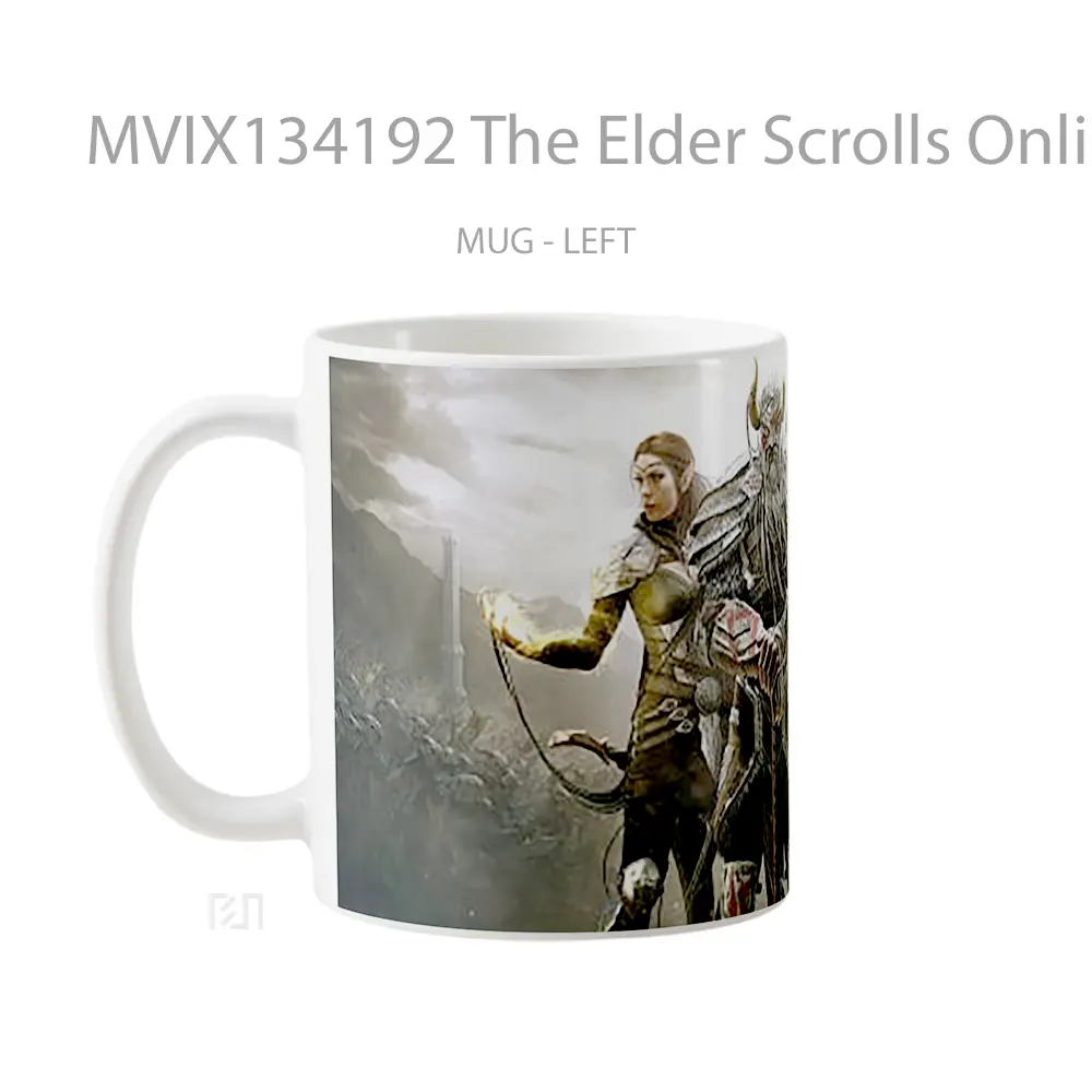 Mug The Elder Scrolls Online Legends Gelas Keramik Unik - All-side / Desain