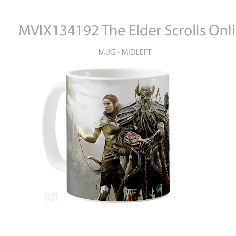 Mug The Elder Scrolls Online Legends Gelas Keramik Unik - All-side / Desain