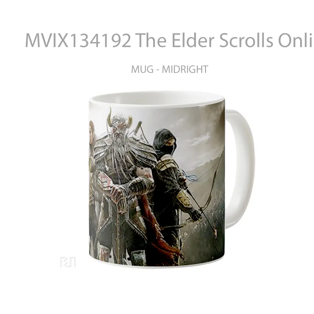 Mug The Elder Scrolls Online Legends Gelas Keramik Unik - All-side / Desain