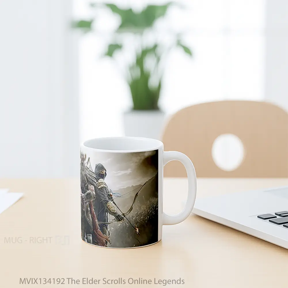 Mug The Elder Scrolls Online Legends Gelas Keramik Unik - All-side / Desain