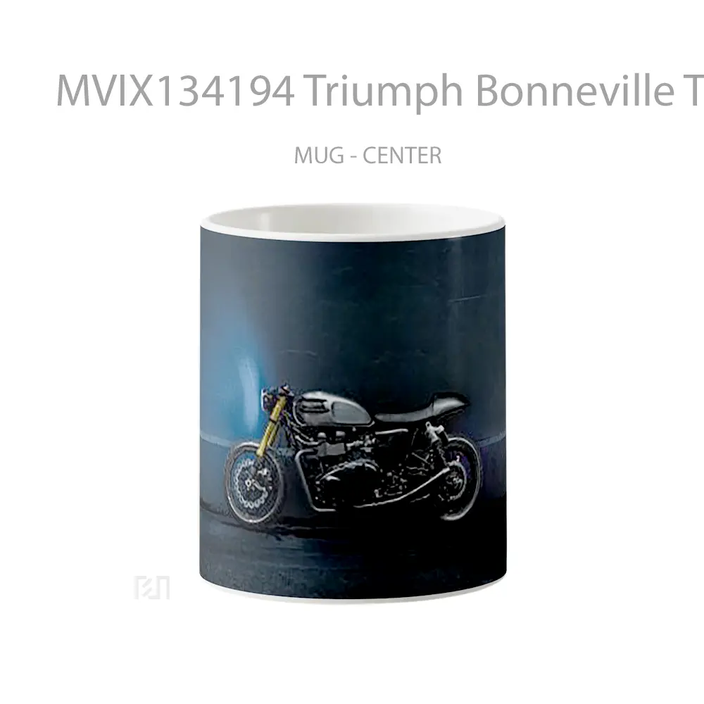 Mug Triumph Bonneville The Bullitt Gelas Keramik Unik