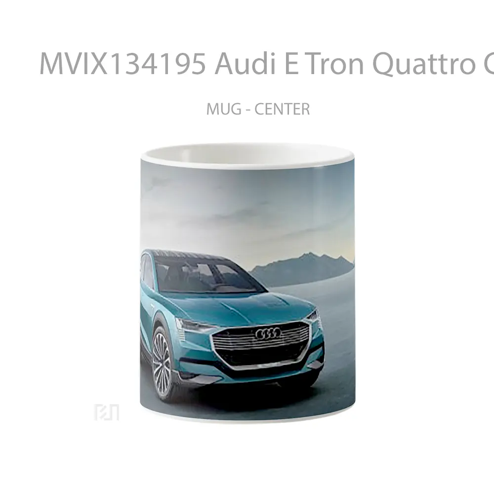 Mug Audi E Tron Quattro Concept Cangkir Mobil
