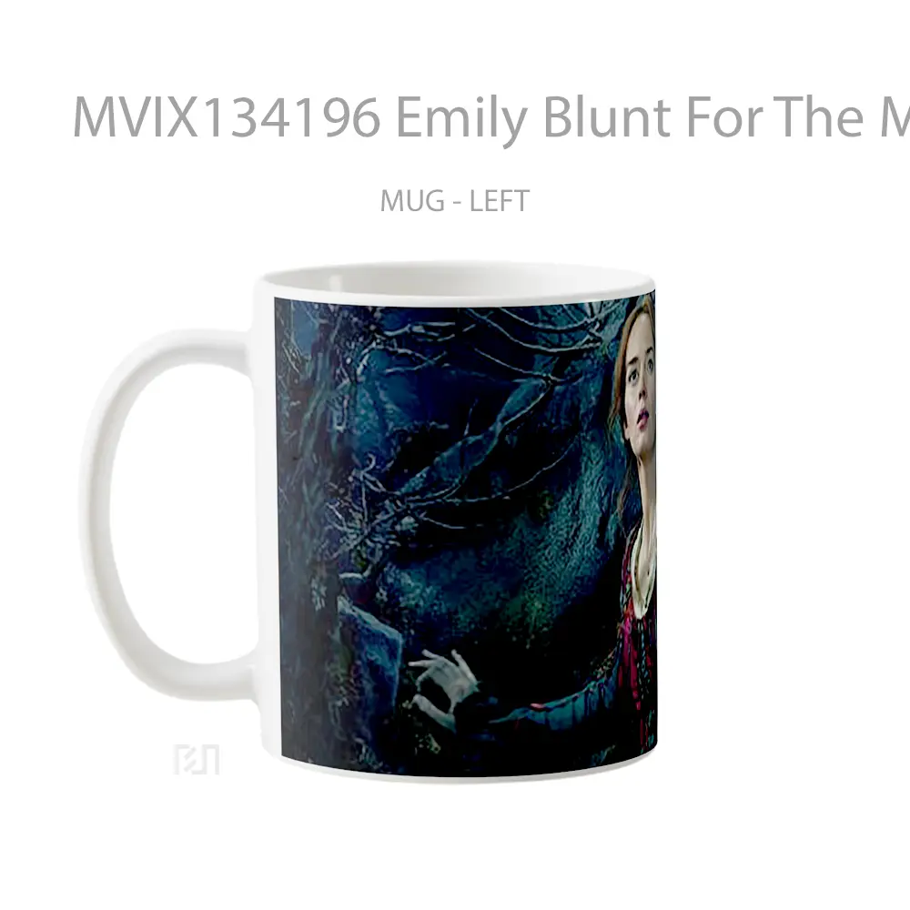 Mug Emily Blunt For The Movie In The Forest Gelas Pemandangan Alam - All-side / Desain