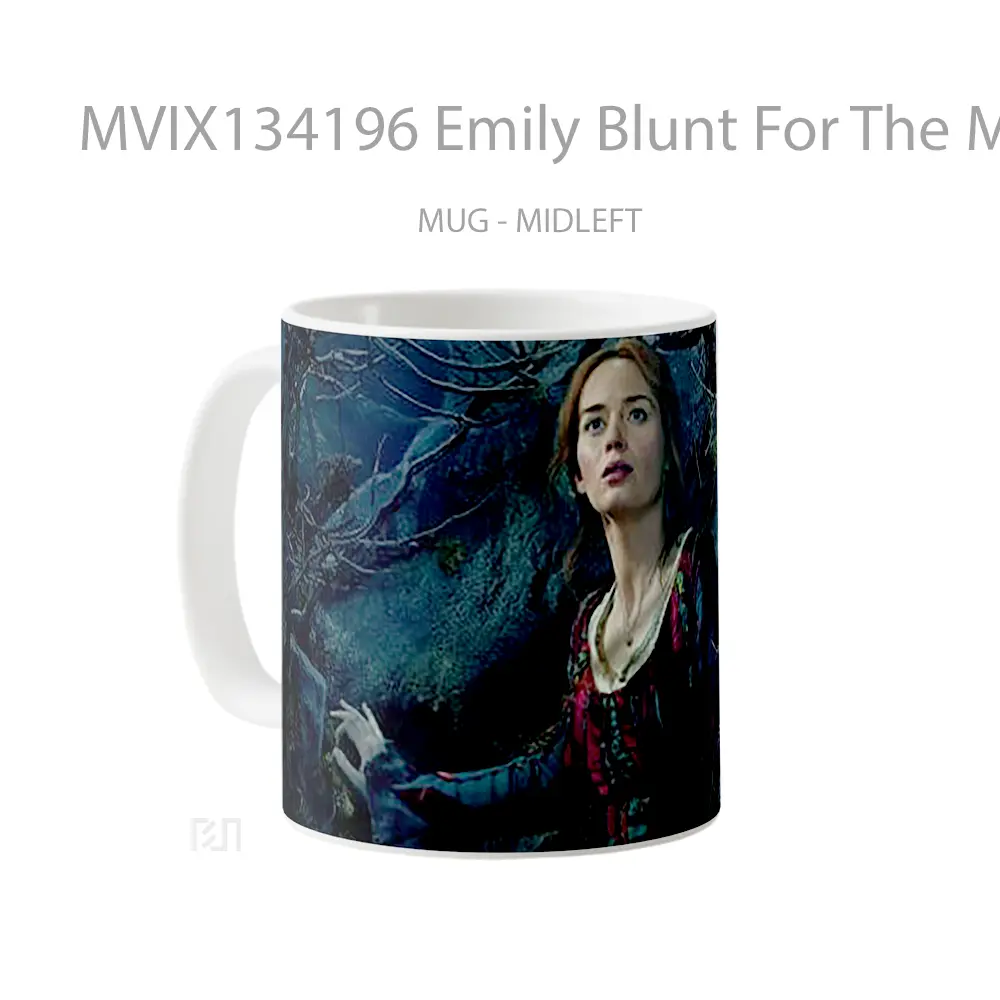 Mug Emily Blunt For The Movie In The Forest Gelas Pemandangan Alam - All-side / Desain