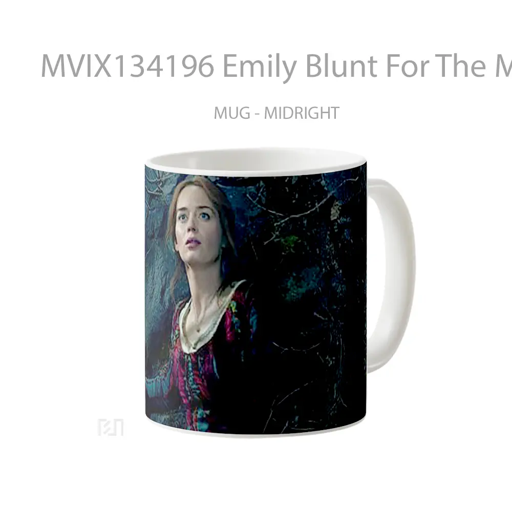 Mug Emily Blunt For The Movie In The Forest Gelas Pemandangan Alam - All-side / Desain