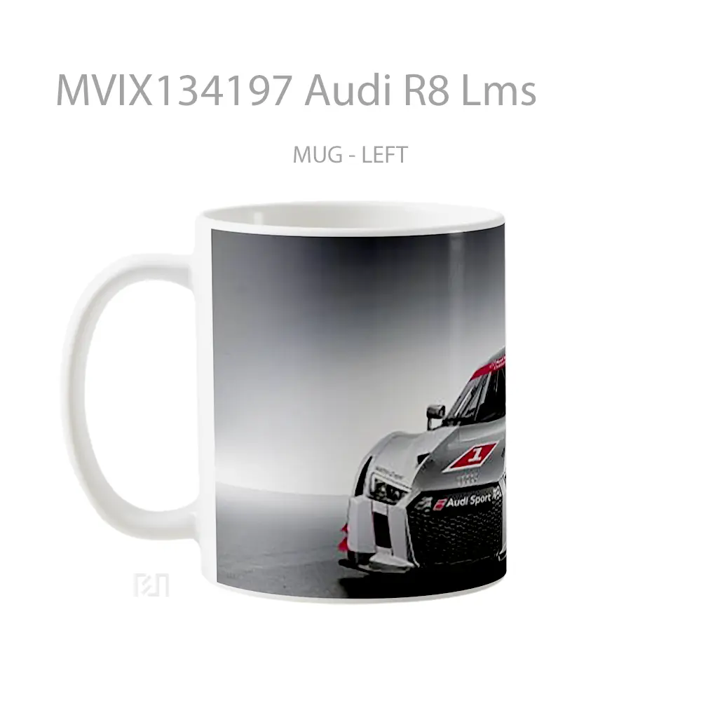 Mug Audi R8 Lms Cangkir Mobil - All-side / Desain