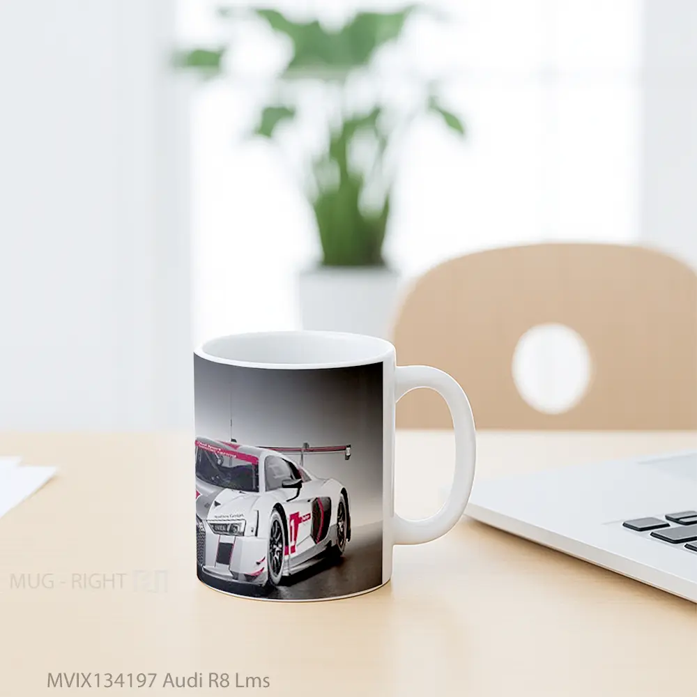 Mug Audi R8 Lms Cangkir Mobil - All-side / Desain