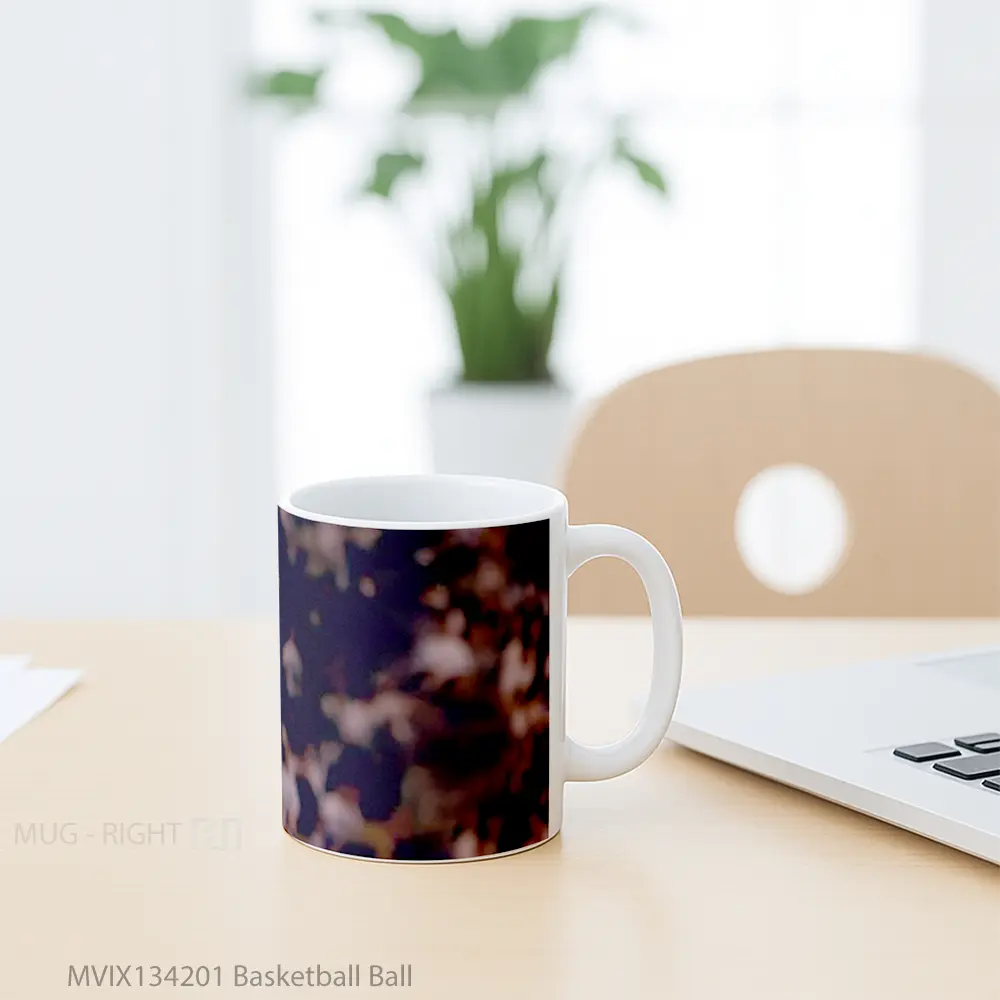 Mug Basketball Ball Gelas Keramik Unik - All-side / Desain